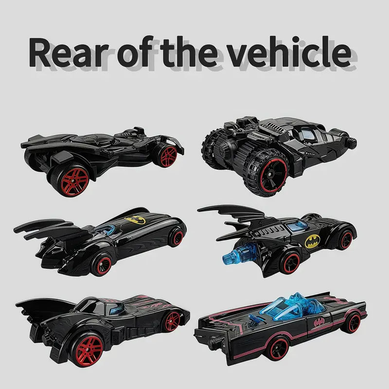 Hot Wheels Batman Batmobile Mini Model Cars 6-Pack Set