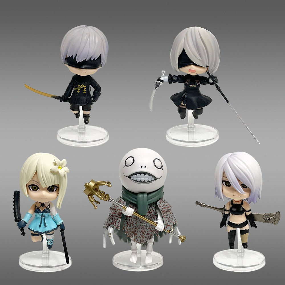 NieR: Automata 5Pcs Chibi Mini Figure Set