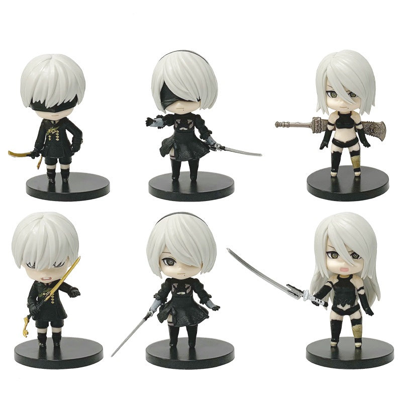 NieR:Automata 2B 9S & A2 Chibi Figure Set