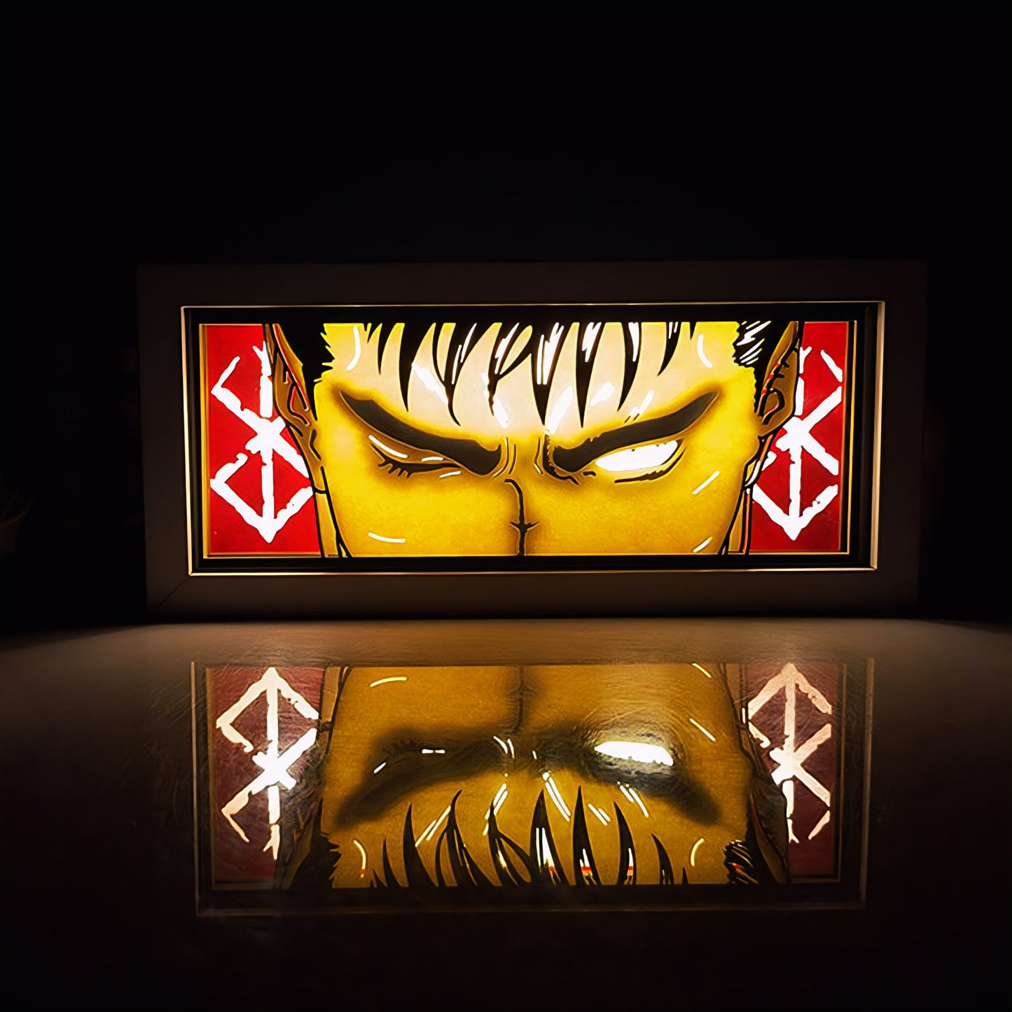 Berserk Guts "Brand of Sacrifice" LED Shadow Box Lamp