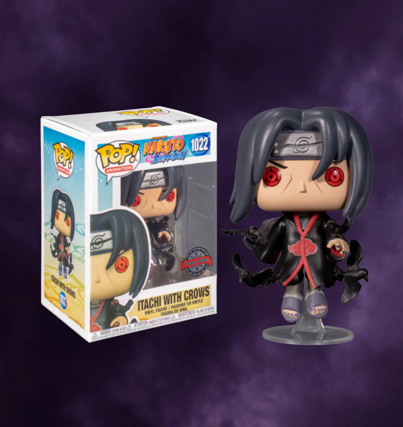 Naruto Itachi Uchiha with Crows Funko Pop Figure