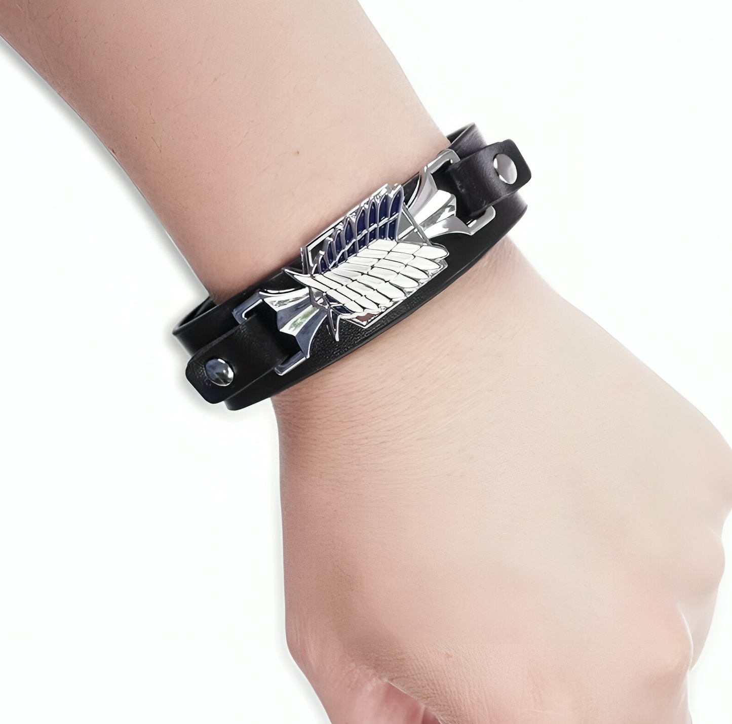 Attack on Titan Wings of Freedom Leather Bracelet