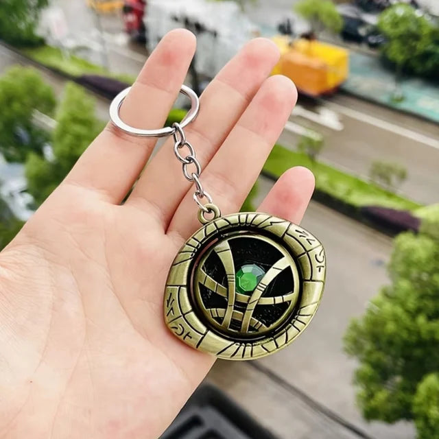 Marvel Doctor Strange Eye of Agamotto Relic Rotating Keychain