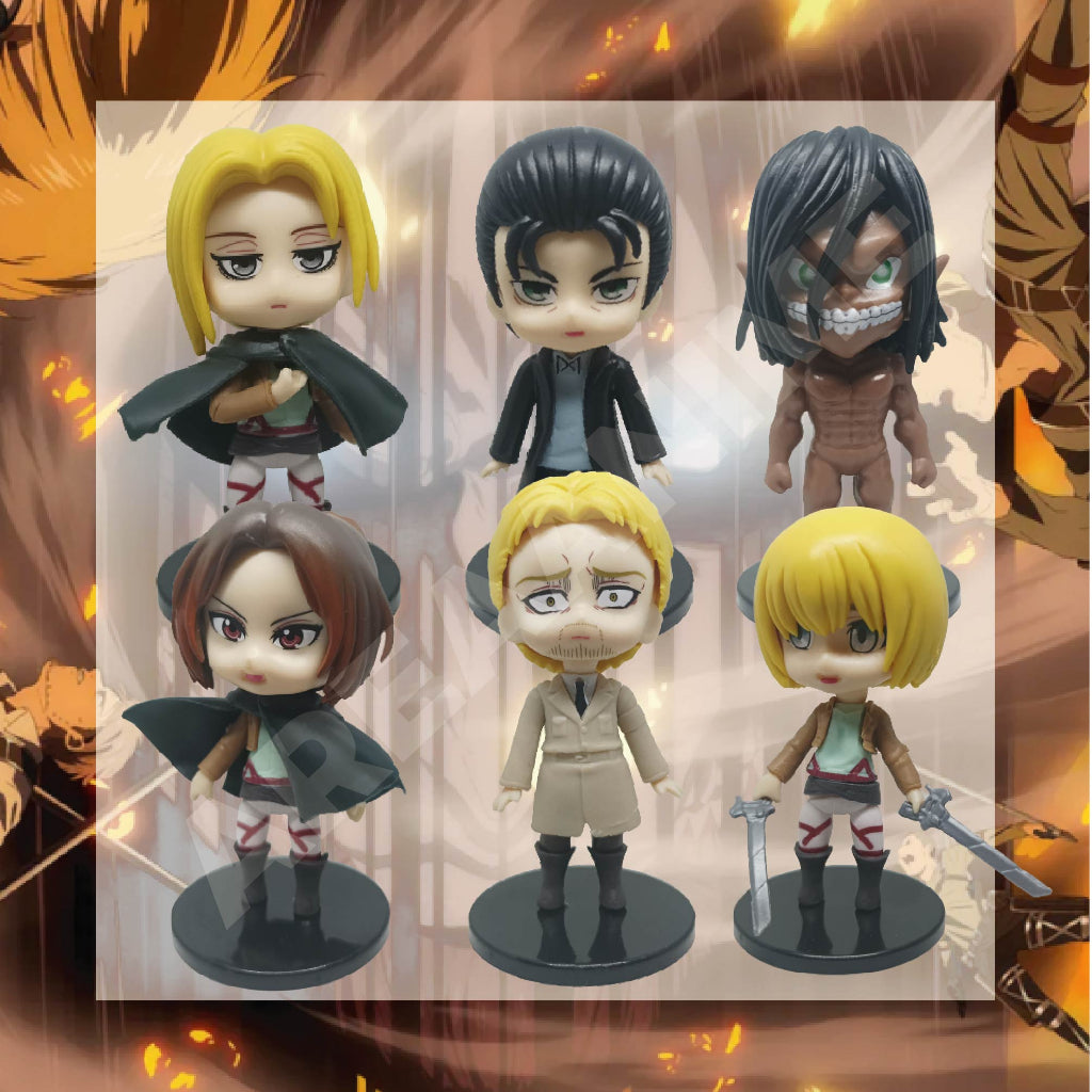 Attack on Titan Chibi Mini Figures Set