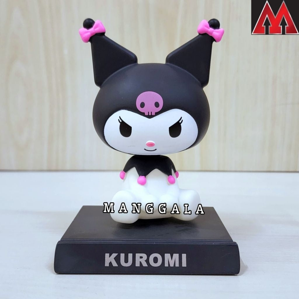 Sanrio Kuromi Black Sitting Car Dashboard Figure