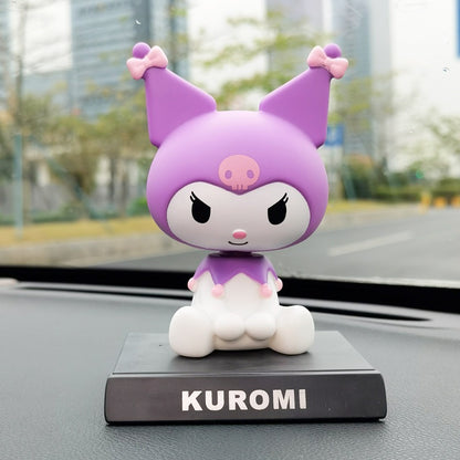 Sanrio Kuromi Pink Sitting Car Dashboard Figure