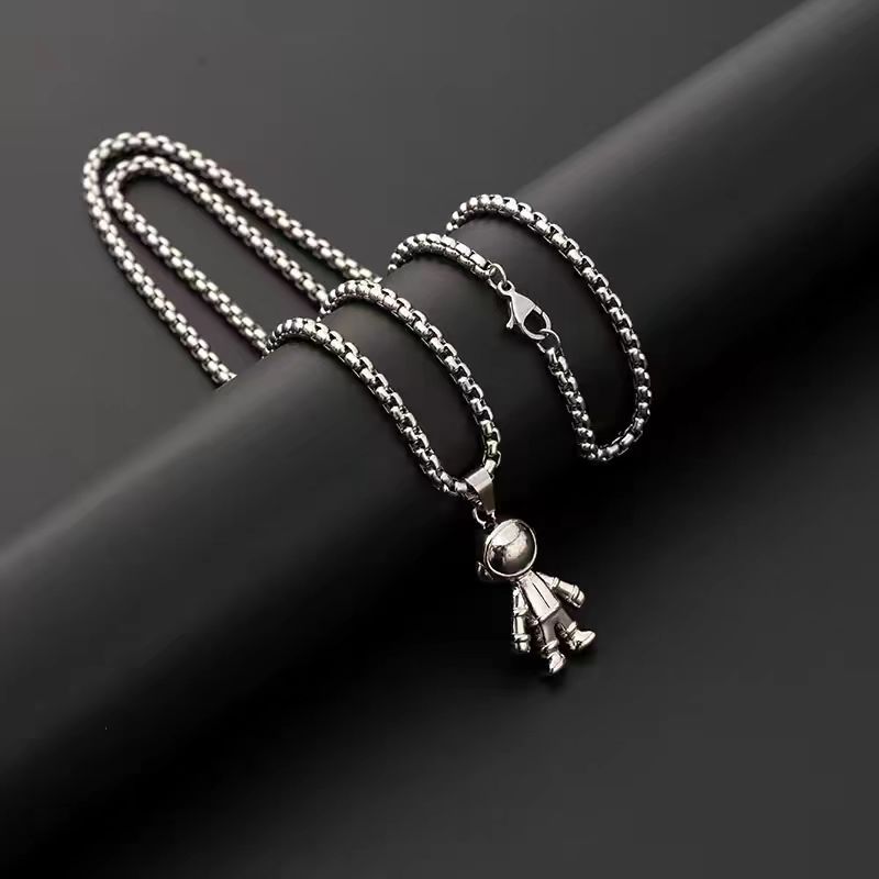 Spaceman Astronaut 3D Pendant Necklace