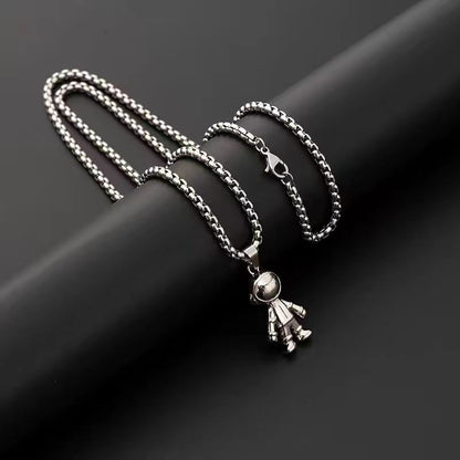 Spaceman Astronaut 3D Pendant Necklace