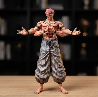 Jujutsu Kaisen Ryomen Sukuna Heian Era Four-Armed Figure