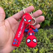 Marvel Spider-Man Chibi 3D Figure Keychain (Red)