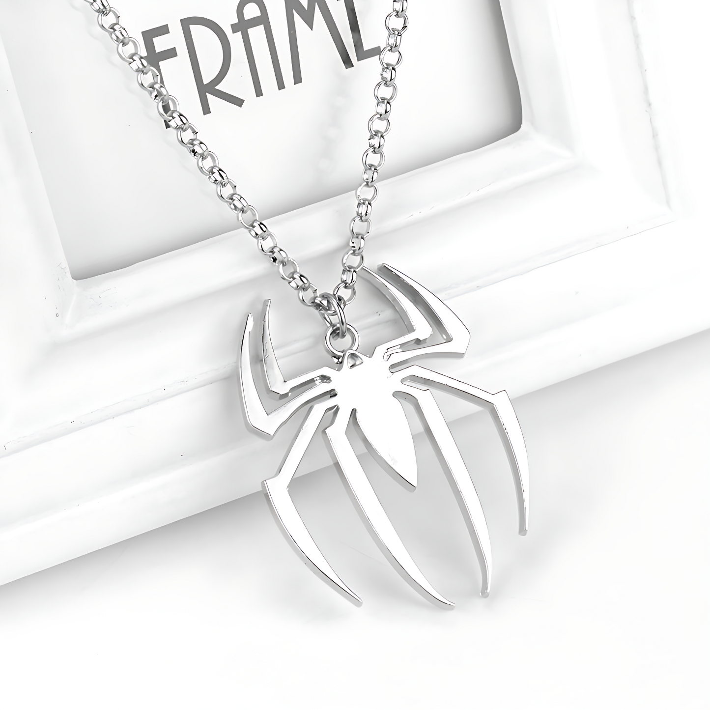 Spider-Man Web-Slinger Logo Necklace