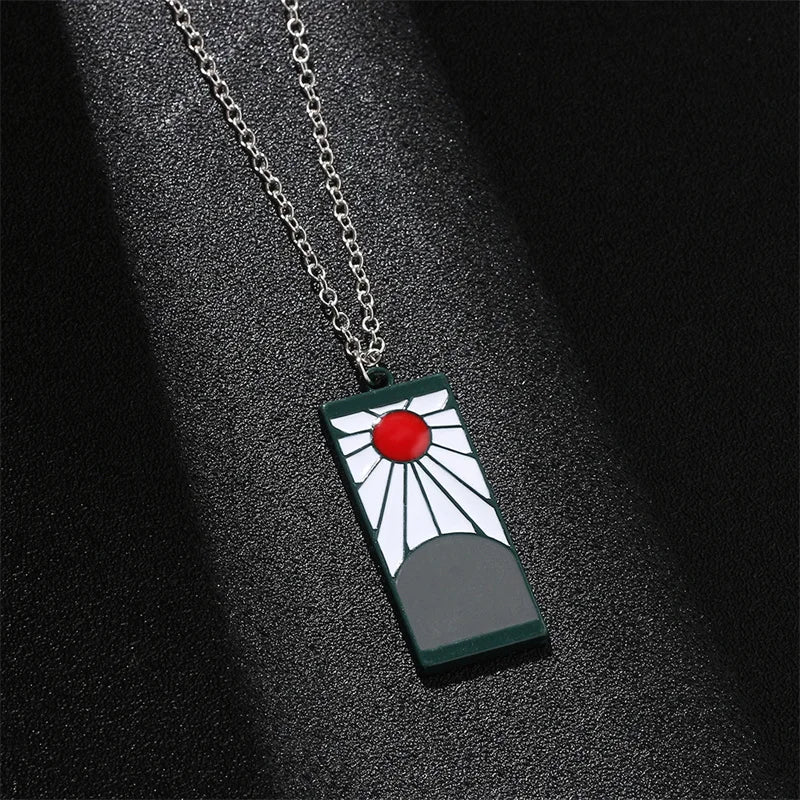Demon Slayer Tanjiro Hanafuda Necklace