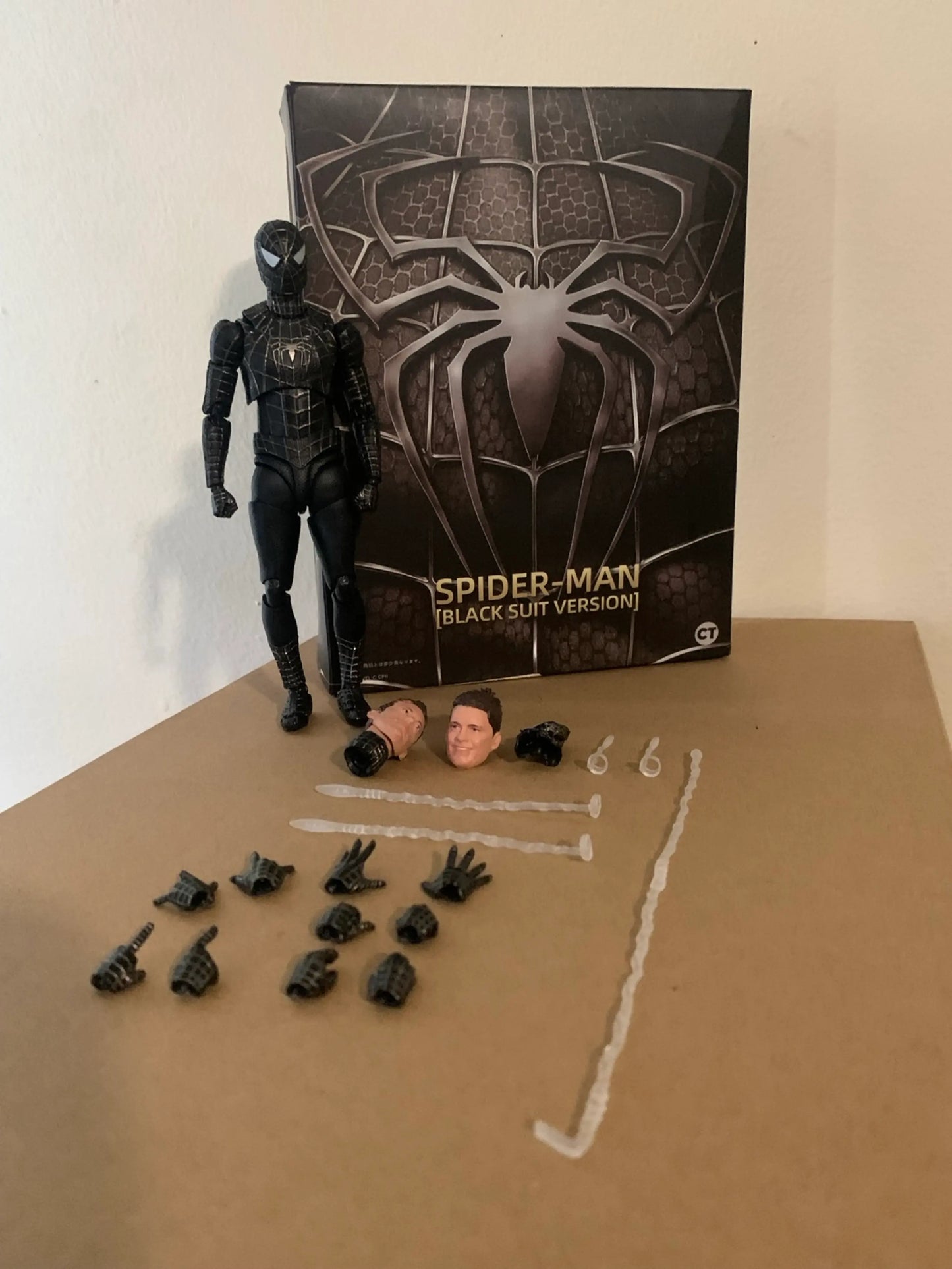 Marvel Spider-Man Black Suit Articulated Action Figure