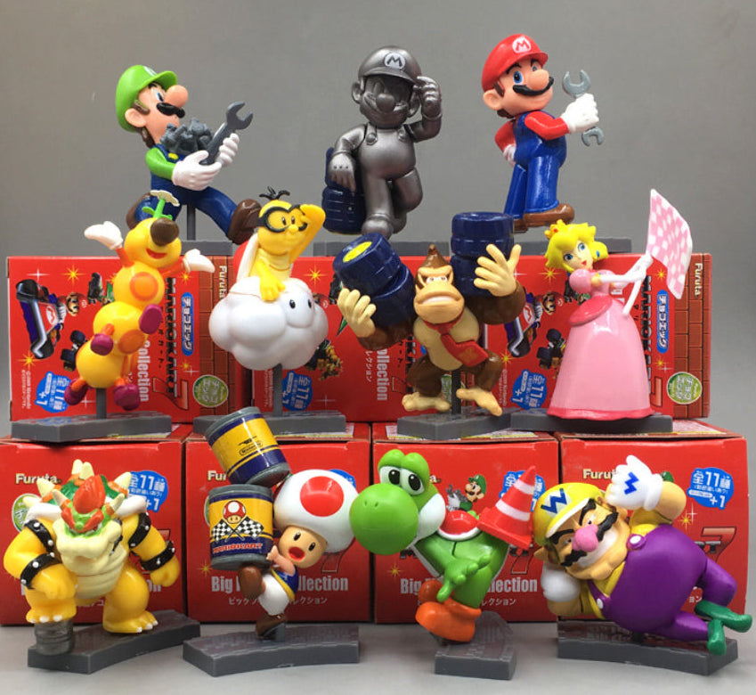 Super Mario Mario Kart 7 Mini Figures Set