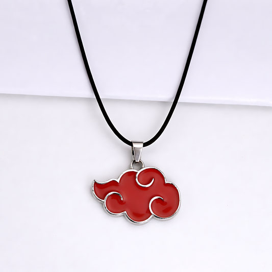 Naruto Akatsuki Red Cloud Necklace