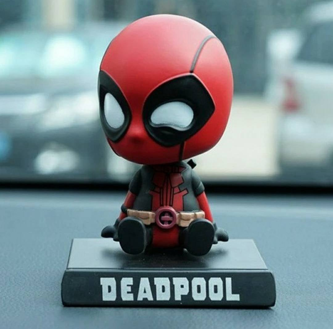 Marvel Deadpool Sitting Car Dashboard Figure