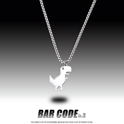 Google Chrome "No Internet" Dino Necklace