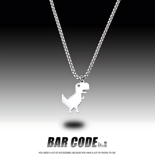 Google Chrome "No Internet" Dino Necklace