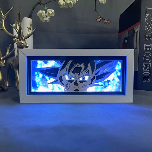 Dragon Ball Z Goku Ultra Instinct LED Shadow Box Lamp