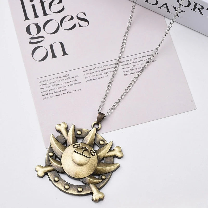 One Piece Thousand Sunny Ship Necklace front view