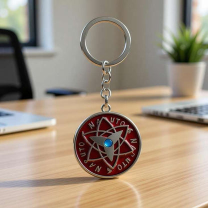 Naruto Itachi Uchiha Mangekyou Sharingan Fidget Keychain
