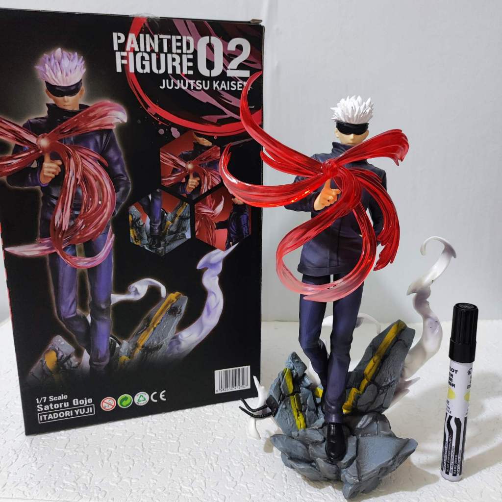 Jujutsu Kaisen Satoru Gojo Cursed Technique Red Figure
