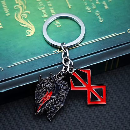 Berserk Brand of Sacrifice & Berserker Armor Keychain