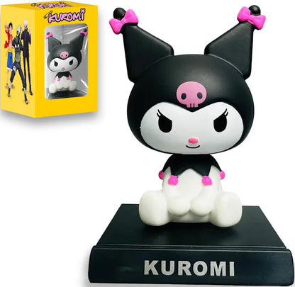 Sanrio Kuromi Black Sitting Car Dashboard Figure