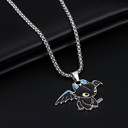 How to Train Your Dragon Toothless & Light Fury Couples Necklaces