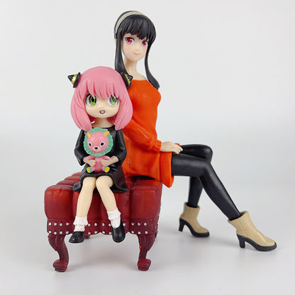 Spy x Family Yor & Anya Forger Sitting Ottoman Figure Set
