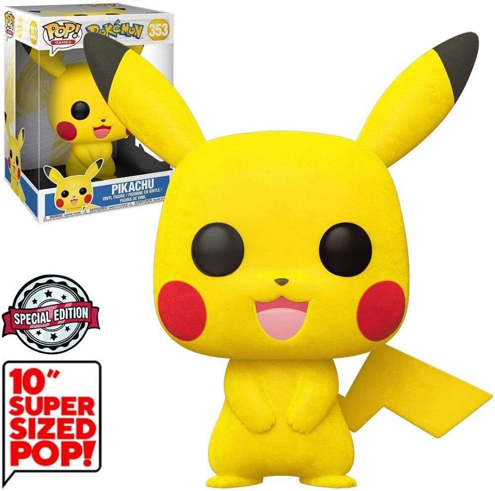 Pokémon Pikachu Flocked Funko Pop! Figure