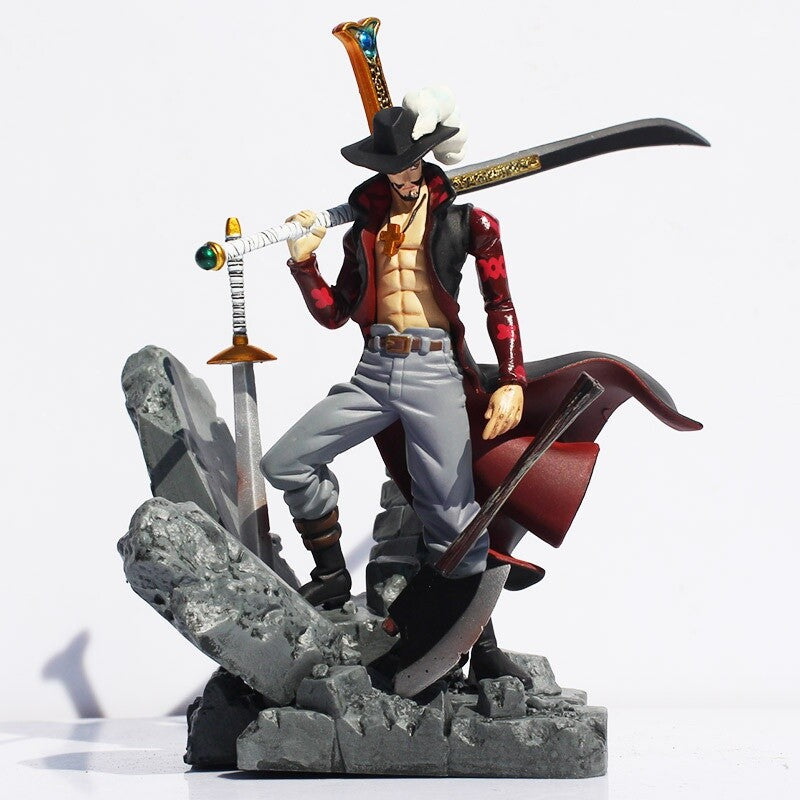 One Piece Dracule Mihawk Rocks Base Figure