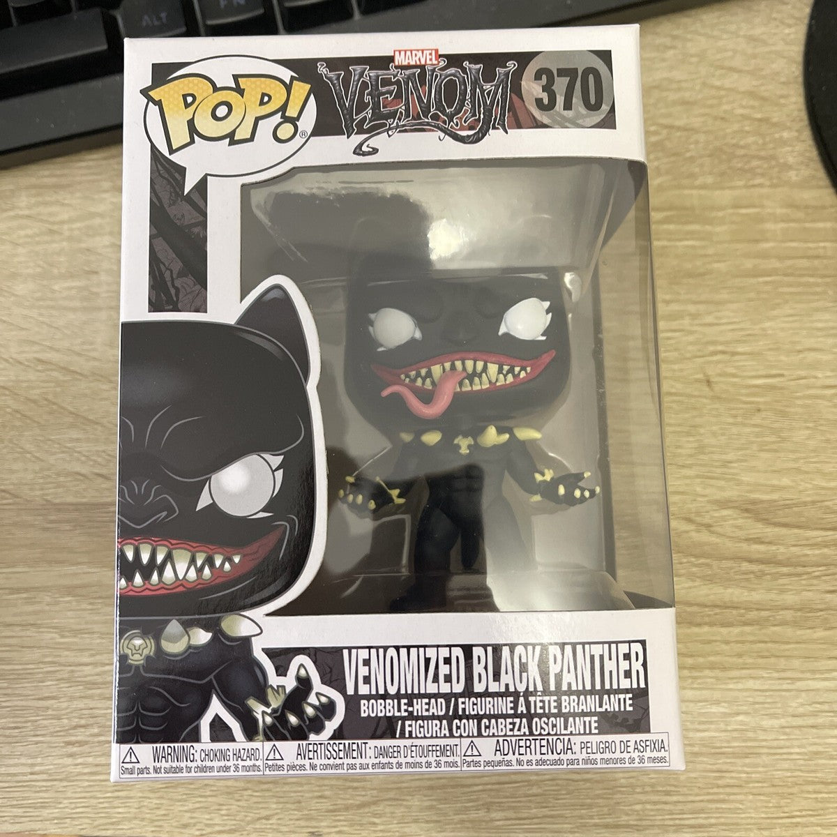Marvel Venomized Black Panther Funko Pop Figure