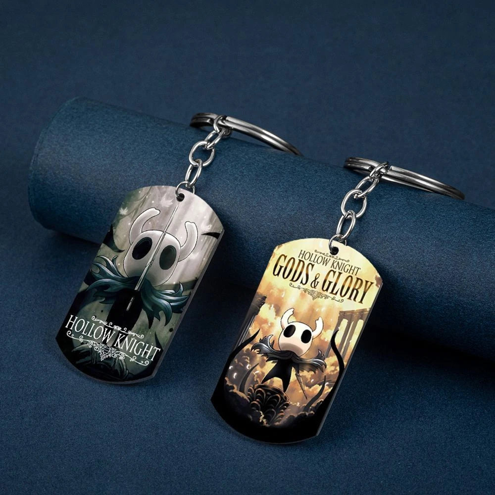 Hollow Knight "Gods & Glory" Double-Sided Metal Keychain
