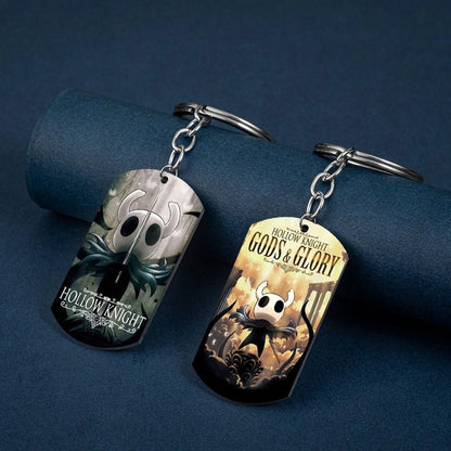Hollow Knight "Gods & Glory" Double-Sided Metal Keychain