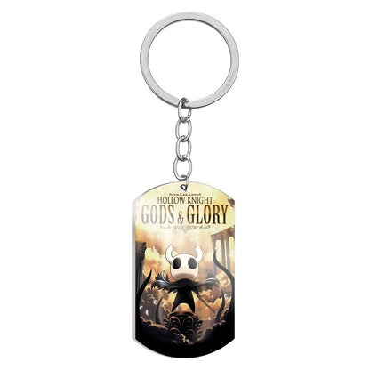 Hollow Knight "Gods & Glory" Double-Sided Metal Keychain