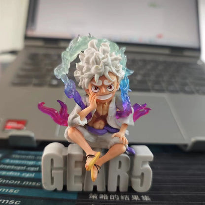 One Piece Monkey D. Luffy Gear 5 Letter Base Figure