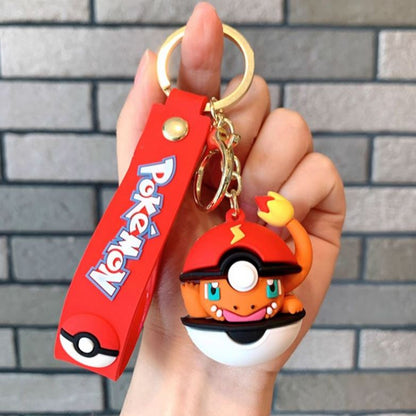 Pokémon Charmander Poké Ball Chibi 3D Figure Keychain