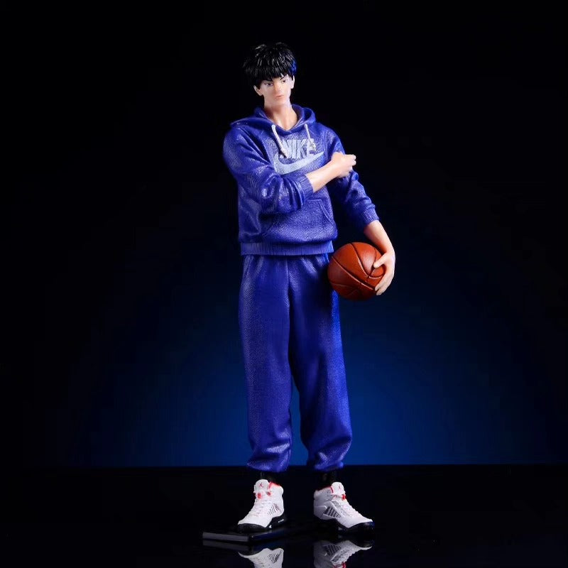 Slam Dunk Kaede Rukawa Purple Hoodie Figure