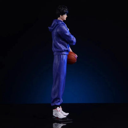 Slam Dunk Kaede Rukawa Purple Hoodie Figure