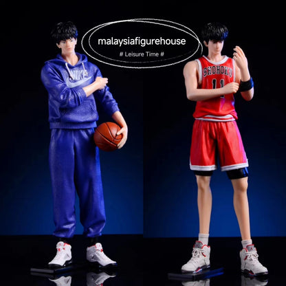 Slam Dunk Kaede Rukawa Purple Hoodie Figure