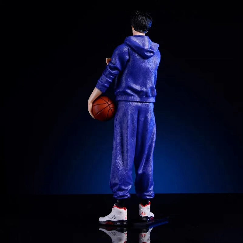 Slam Dunk Kaede Rukawa Purple Hoodie Figure