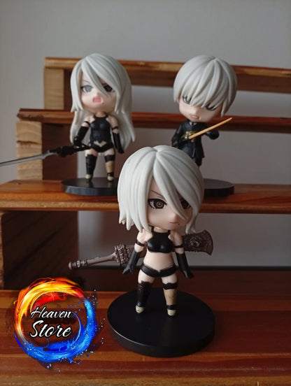 NieR:Automata 2B 9S & A2 Chibi Figure Set