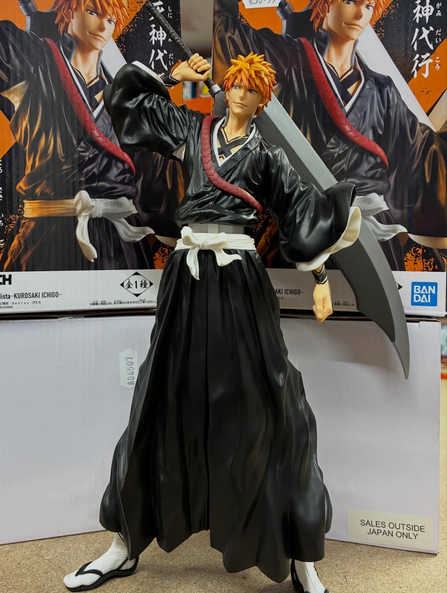 Bleach Ichigo Kurosaki Zangetsu Shikai Figure