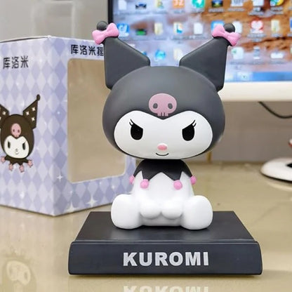 Sanrio Kuromi Black Sitting Car Dashboard Figure