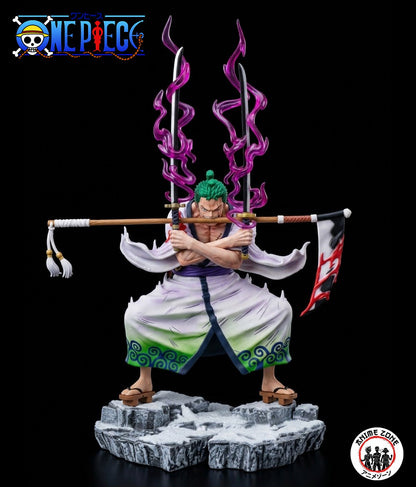 One Piece Roronoa Zoro Purgatory Oni Giri Scythe Figure