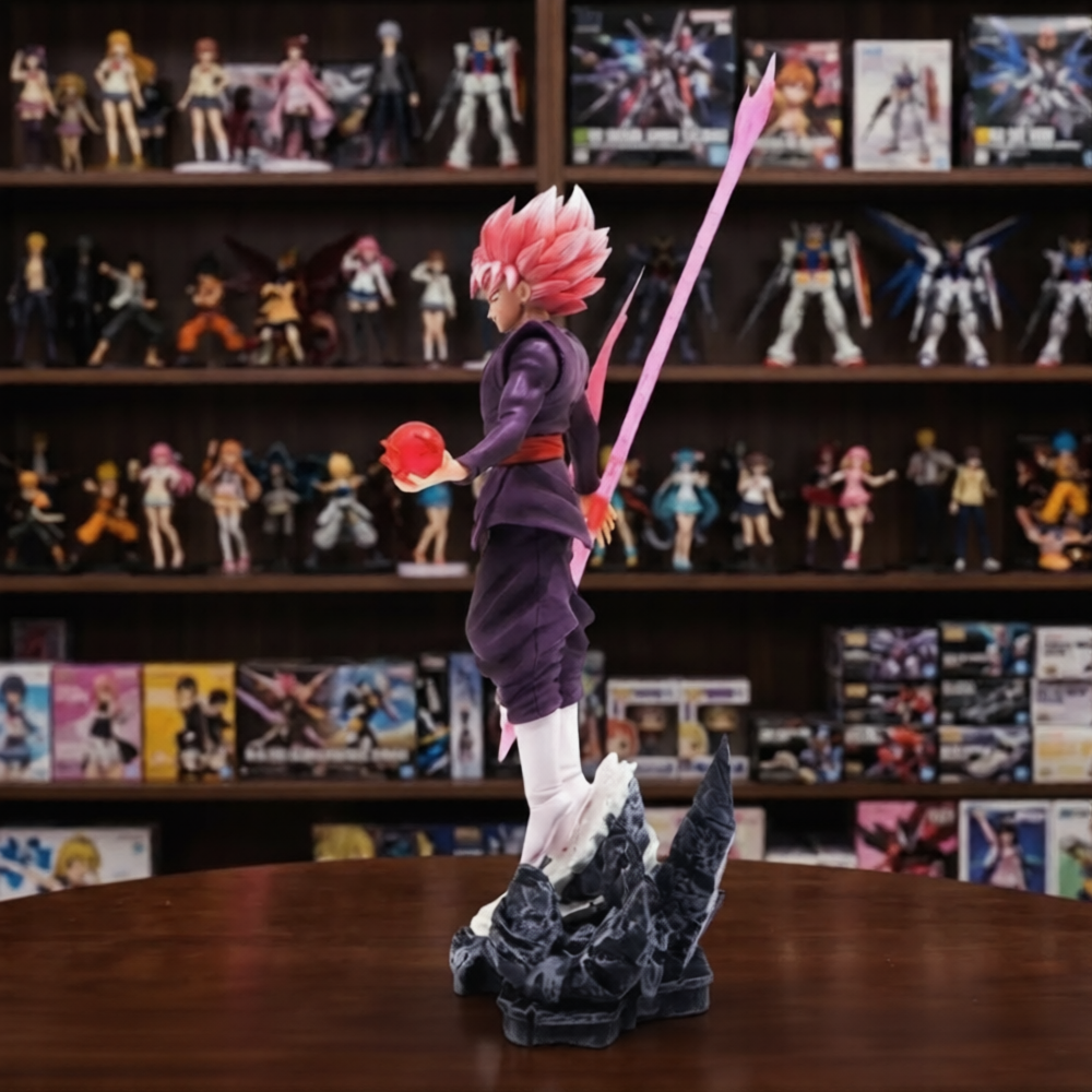 Dragon Ball Super Goku Black Super Saiyan Rosé Scythe Figure