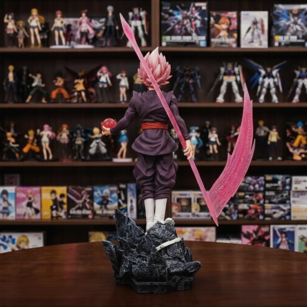 Dragon Ball Super Goku Black Super Saiyan Rosé Scythe Figure