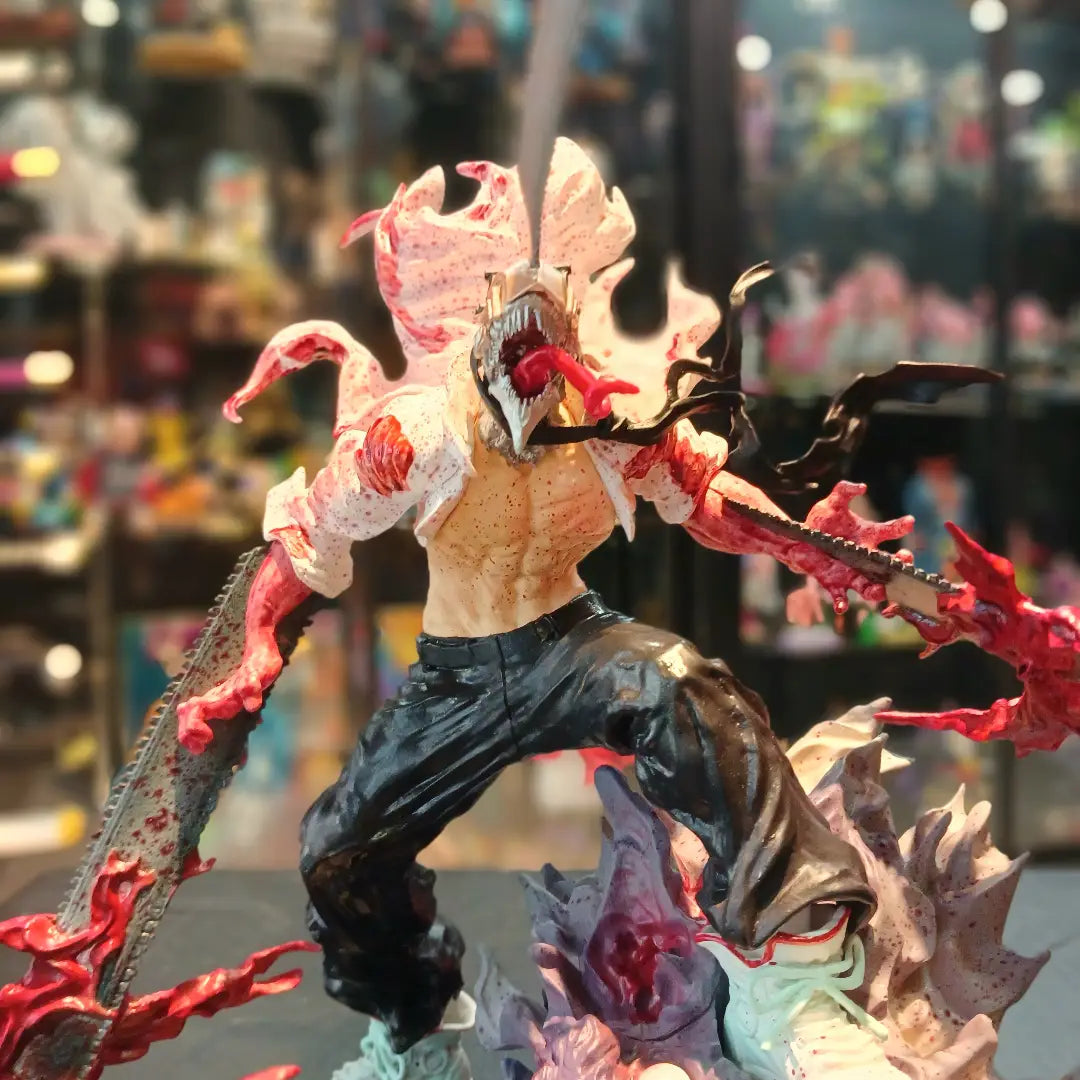 Chainsaw Man Denji Bloody Devil Battle Figure