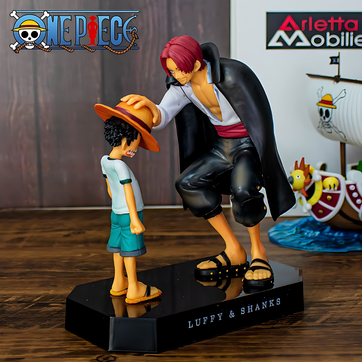 One Piece Shanks & Young Luffy (Straw Hat Promise) Action Figure